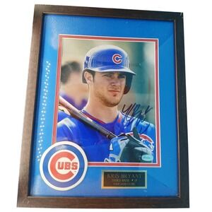 Kris Bryant Chicago Cubs Signature 8x10 photograph autograph authenticated